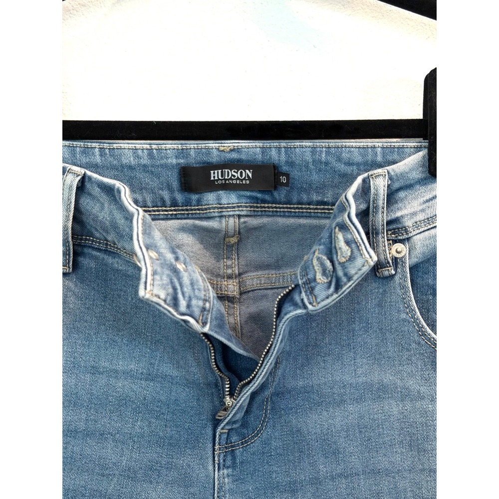 Hudson Signature Bootcut Jeans Women's Size 10 Denim Flap Pocket Casual Basics - Picture 4 of 7